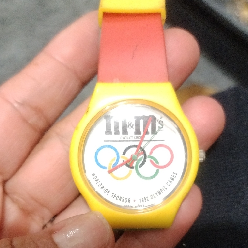 M&M's 1992 Olympic Games Unisex Vintage Watch
